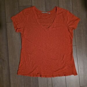 Athleta Orange Short Sleeve Tee